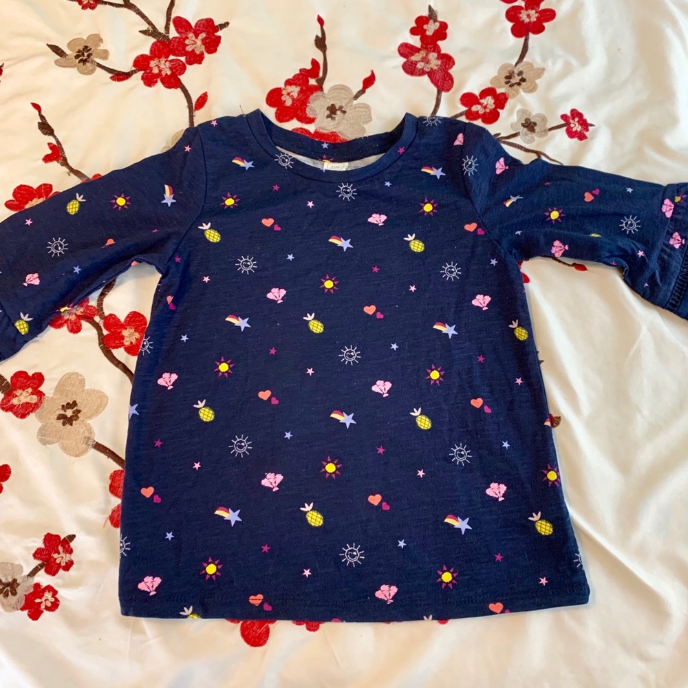 NWOT- Gap Toddler Bell Sleeve Top - Picture 2 of 6